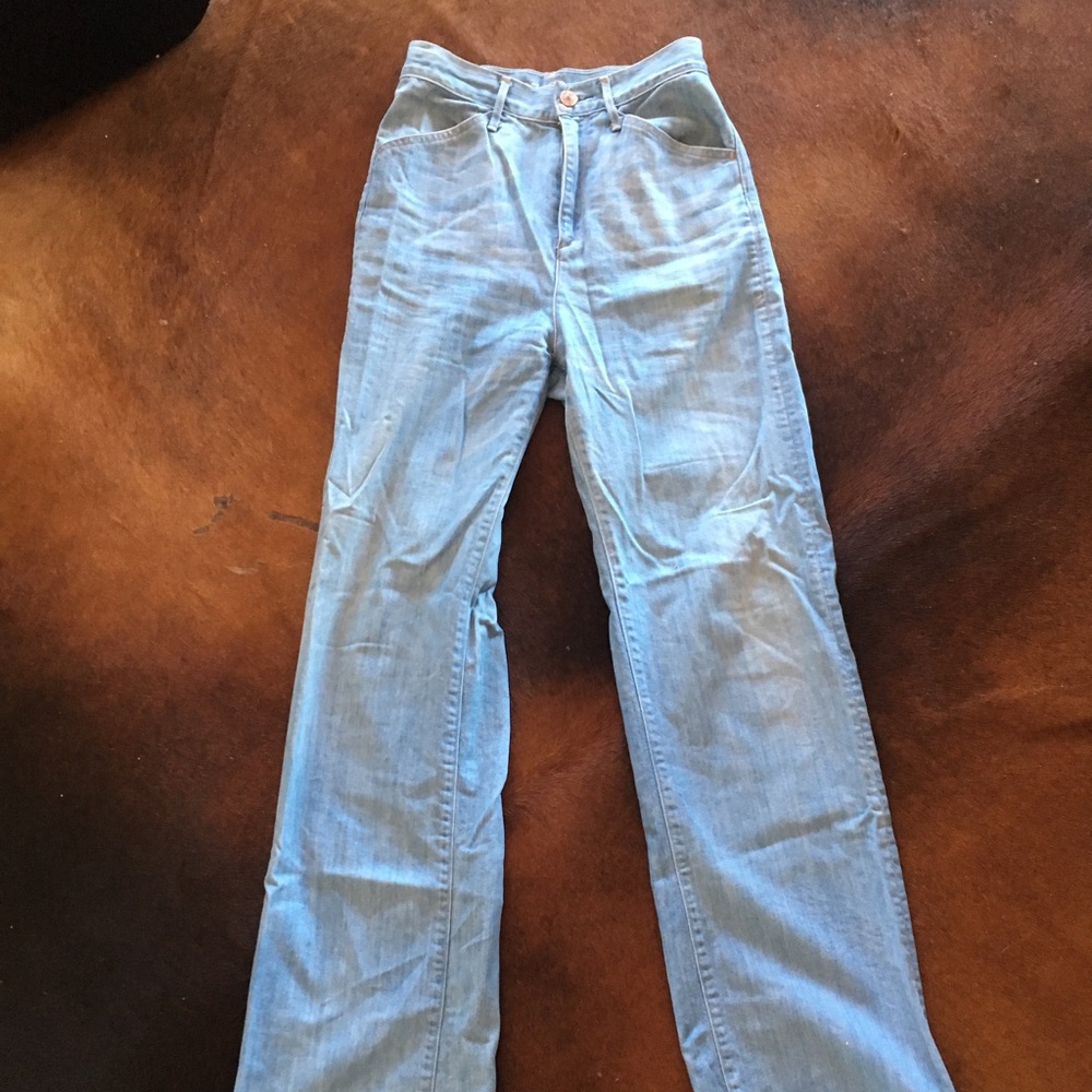Earnest Sewn High Waist Flare Jeans Sz 26